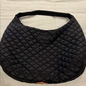 MZ Wallace Quilted Black Hobo Bag